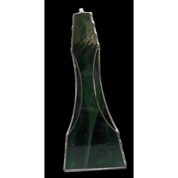 Green Marbled Stained Glass Decor - Picture 2 of 10